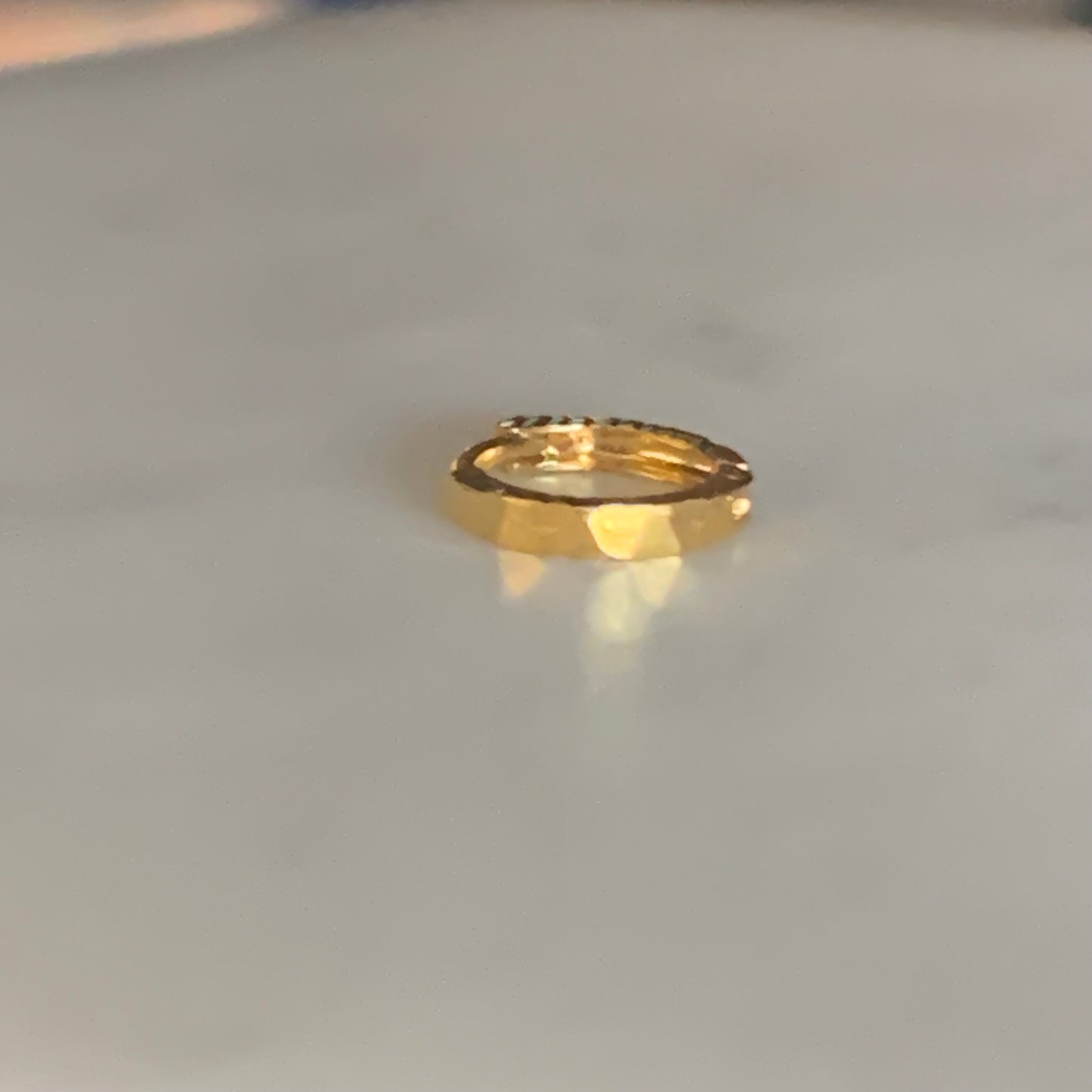 18ct Gold 5mm Single Hoop