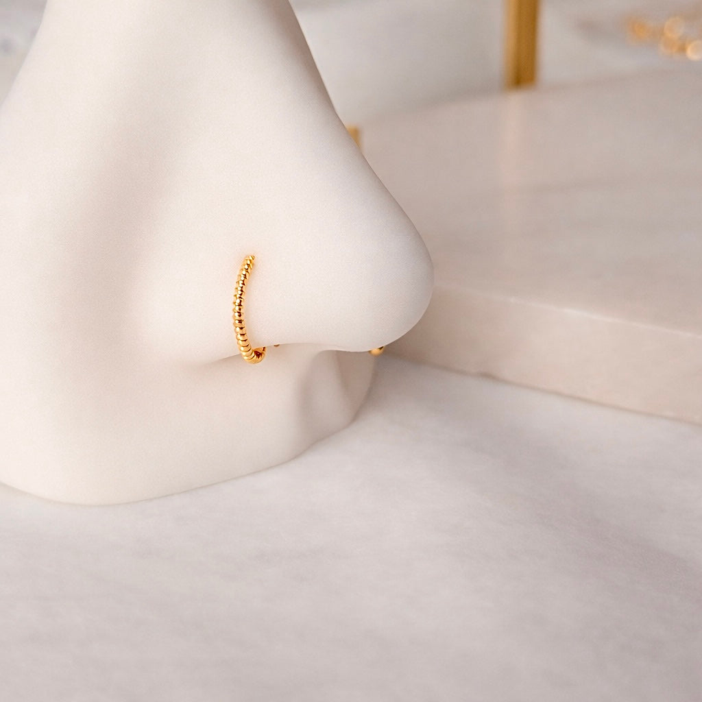 Lahore, 18ct Gold Hoop | 8mm