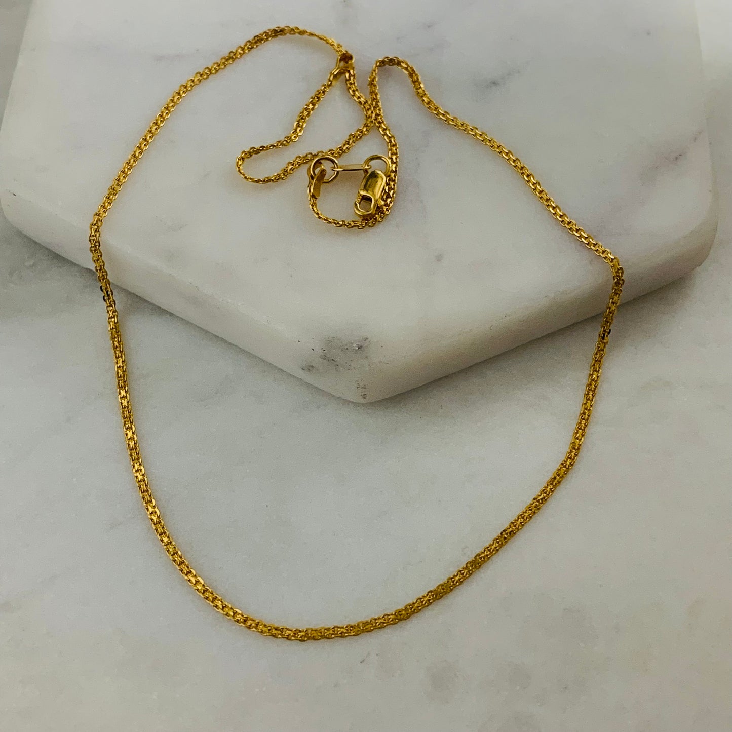 22ct Gold chain | 15.8 inches
