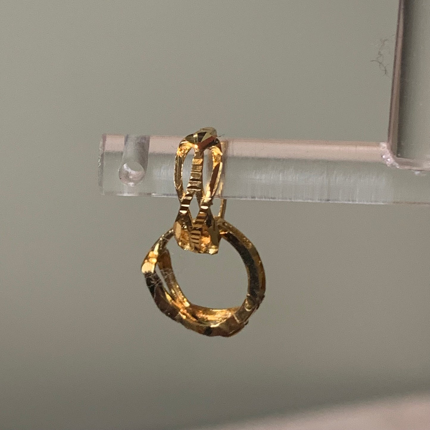 18ct Gold Huggies | 8mm