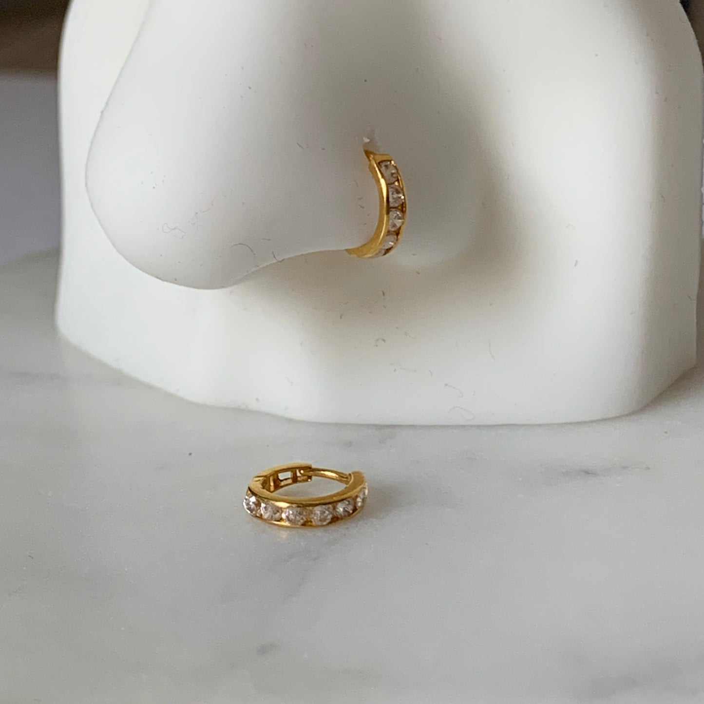 18ct Gold Hoop | 6mm