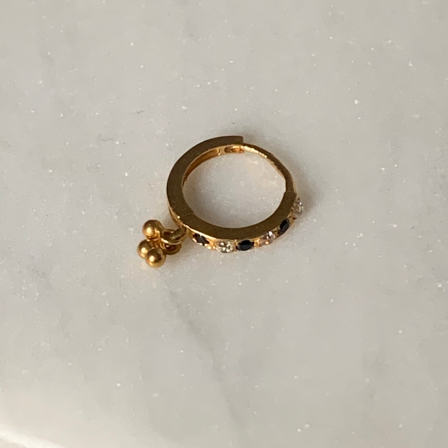 18 carat gold hoop | 7mm