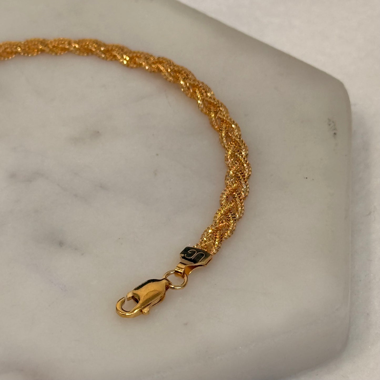 Classic Braid | 22ct gold bracelet