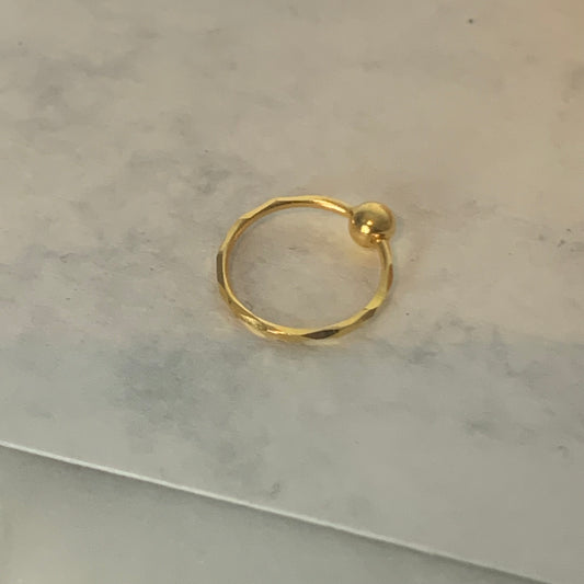 18ct Gold Hoop