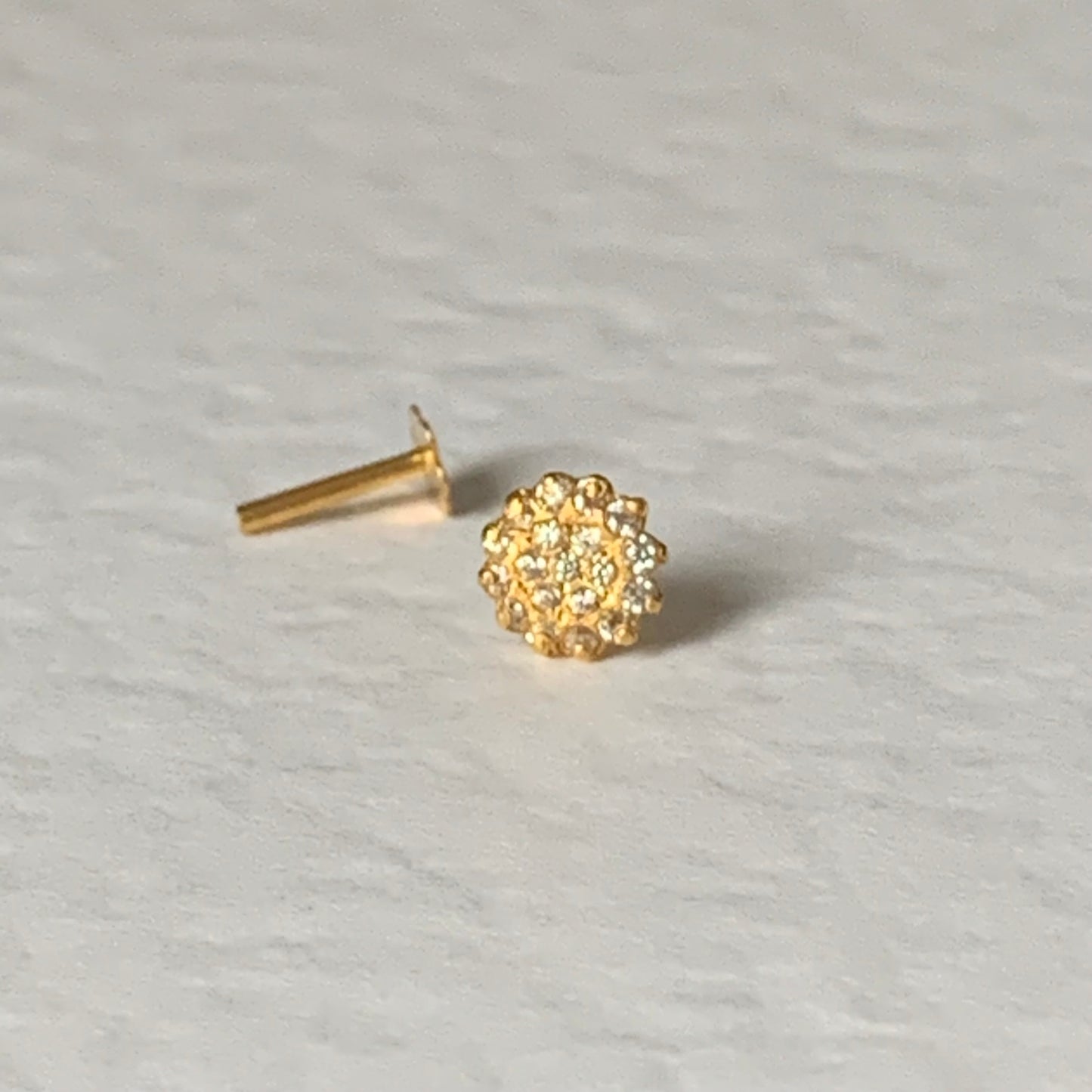 18ct Gold Cluster Stud | 5mm