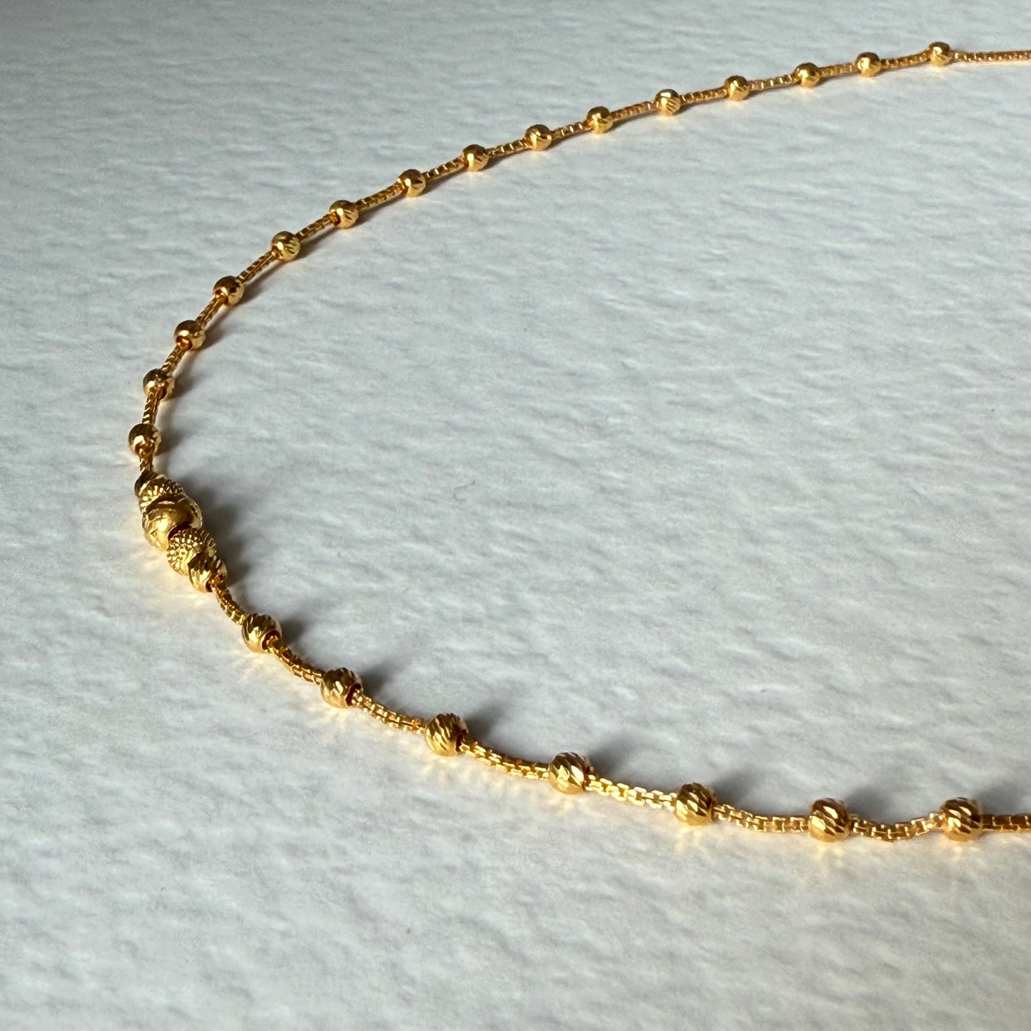 22ct gold anklet 1