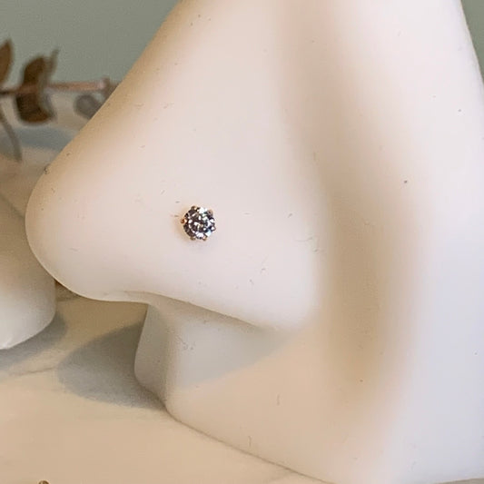 18ct Gold Stud | 3mm