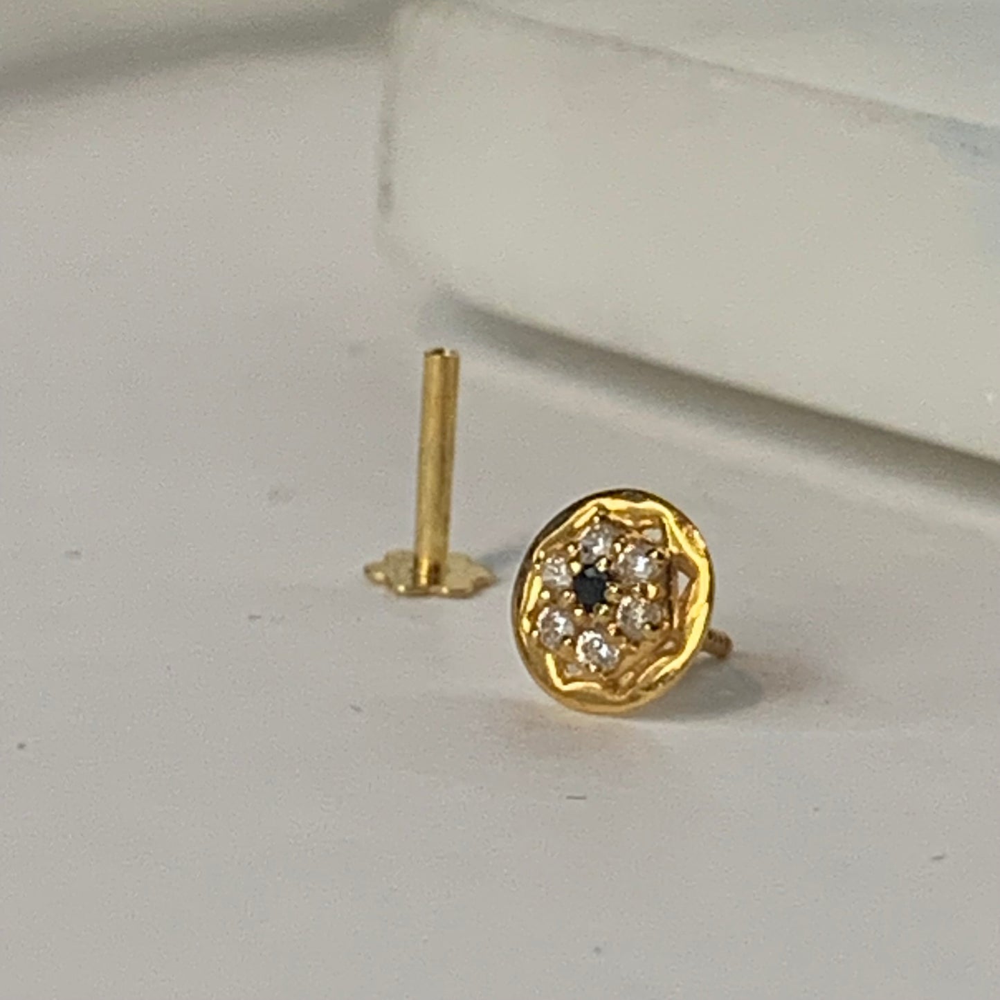 18ct Gold Stud | 6mm