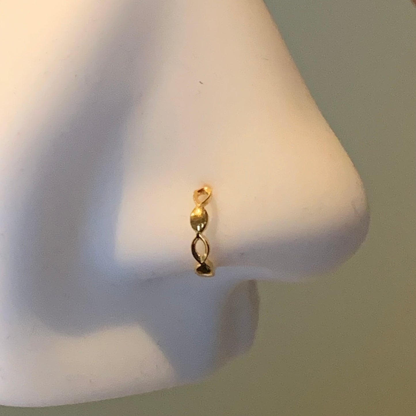 18ct Gold Hoop | 7mm