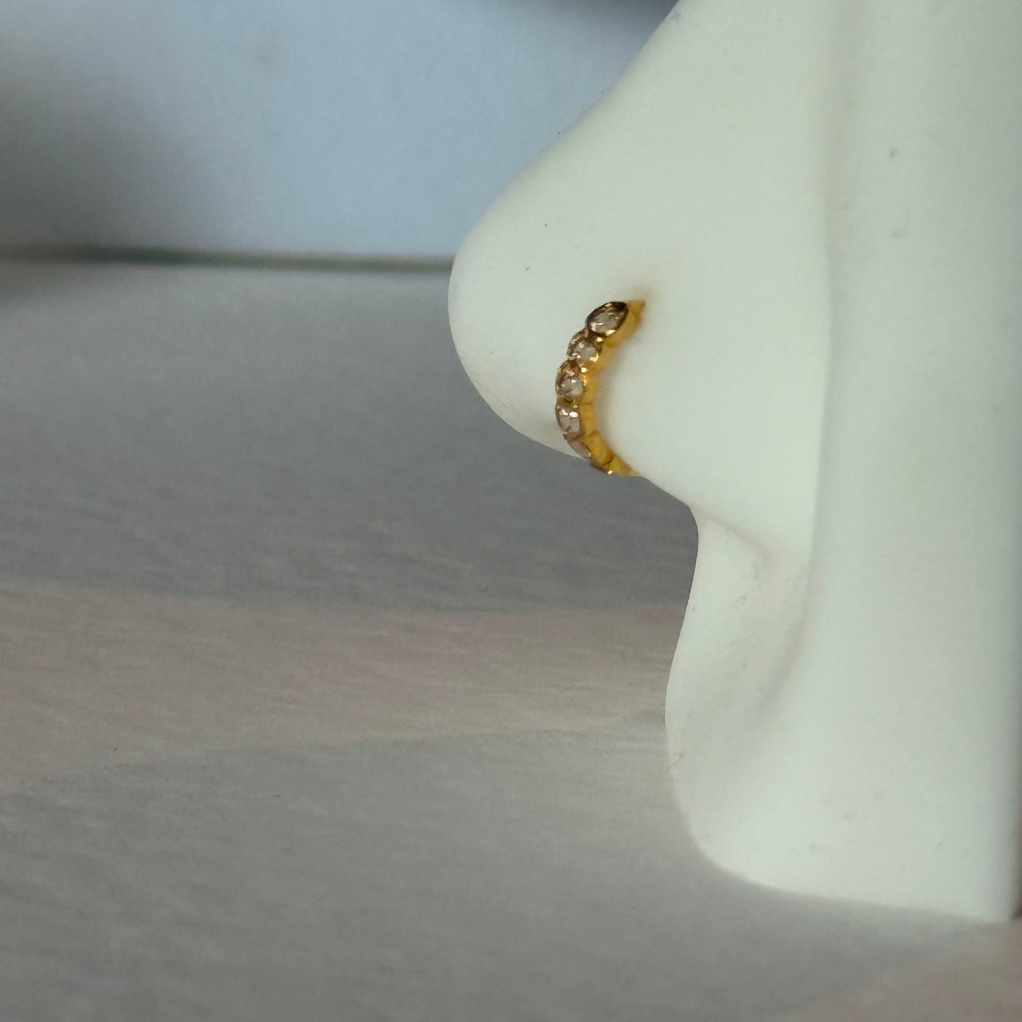 18ct gold 7mm hoop