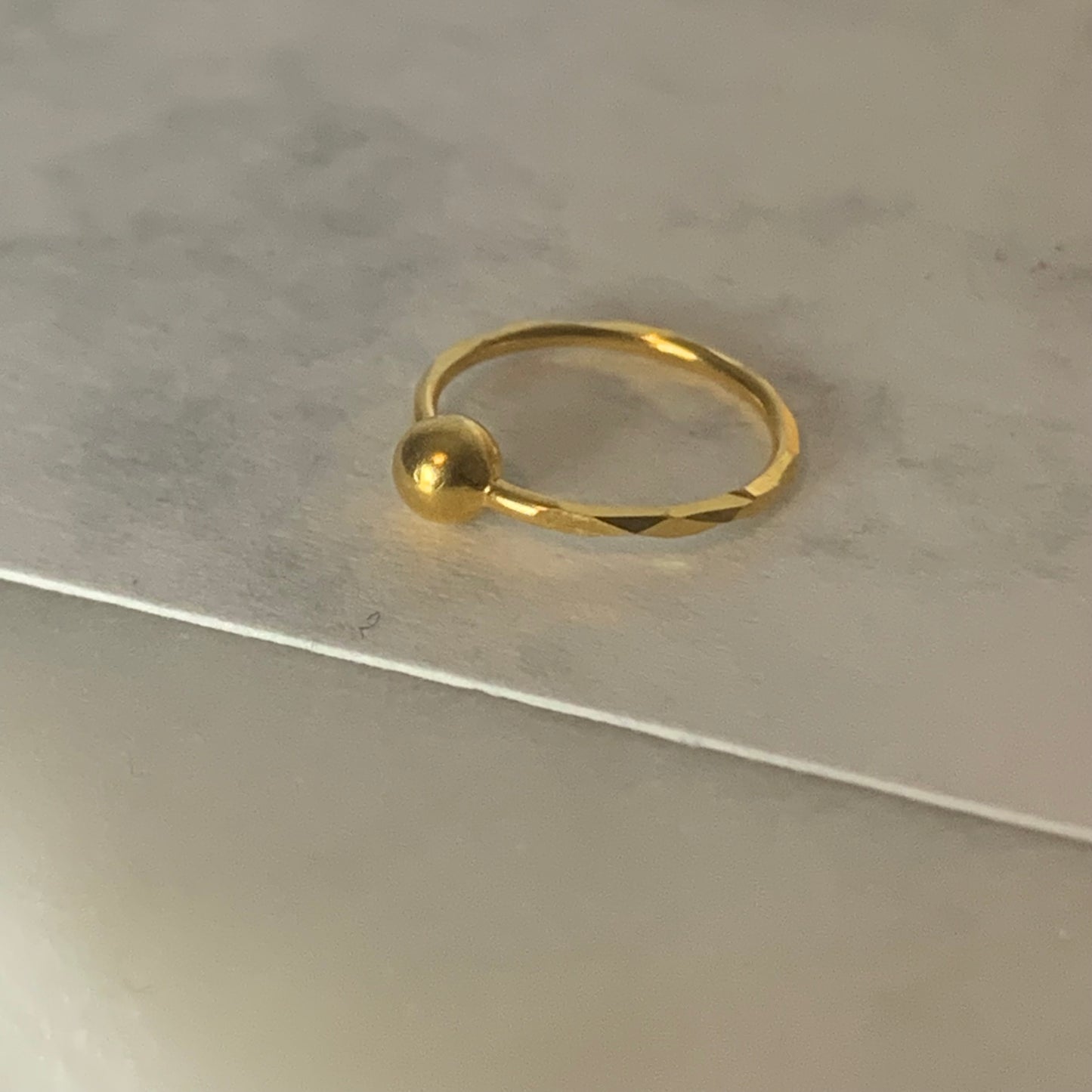 18ct Gold Hoop