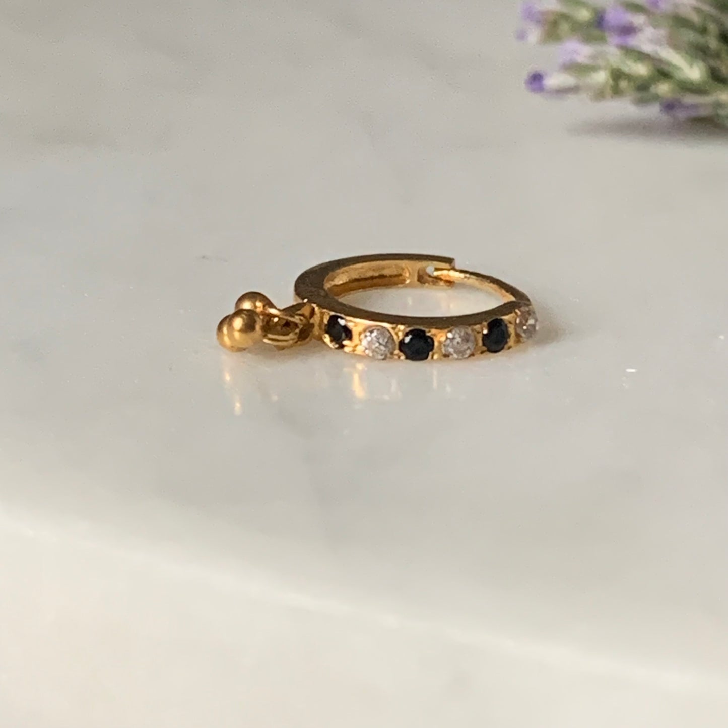 18 carat gold hoop | 7mm