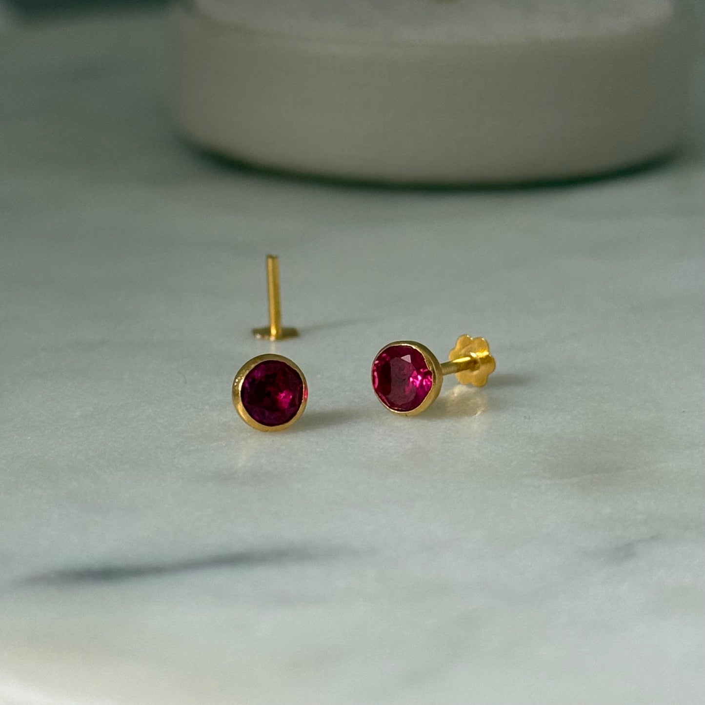 14ct Gold Stud Pair | 5mm