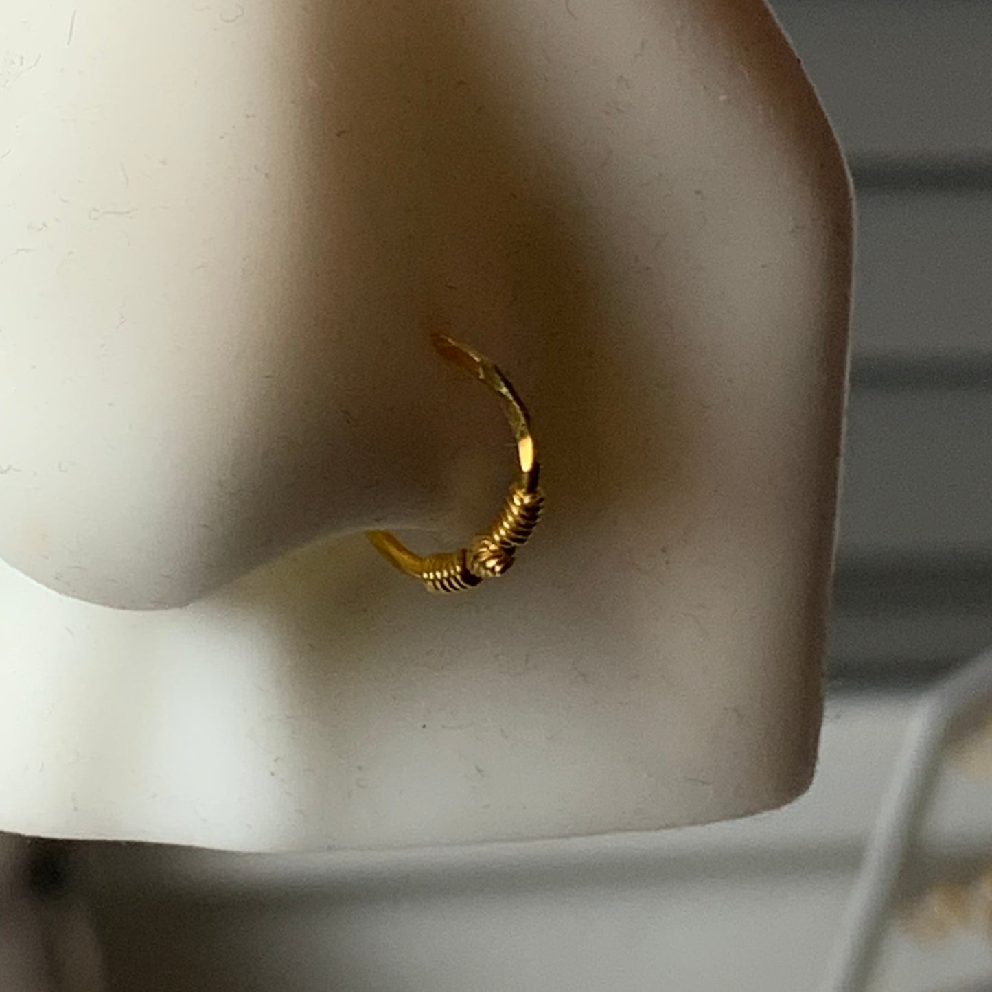 18ct Gold Hoop | 8mm