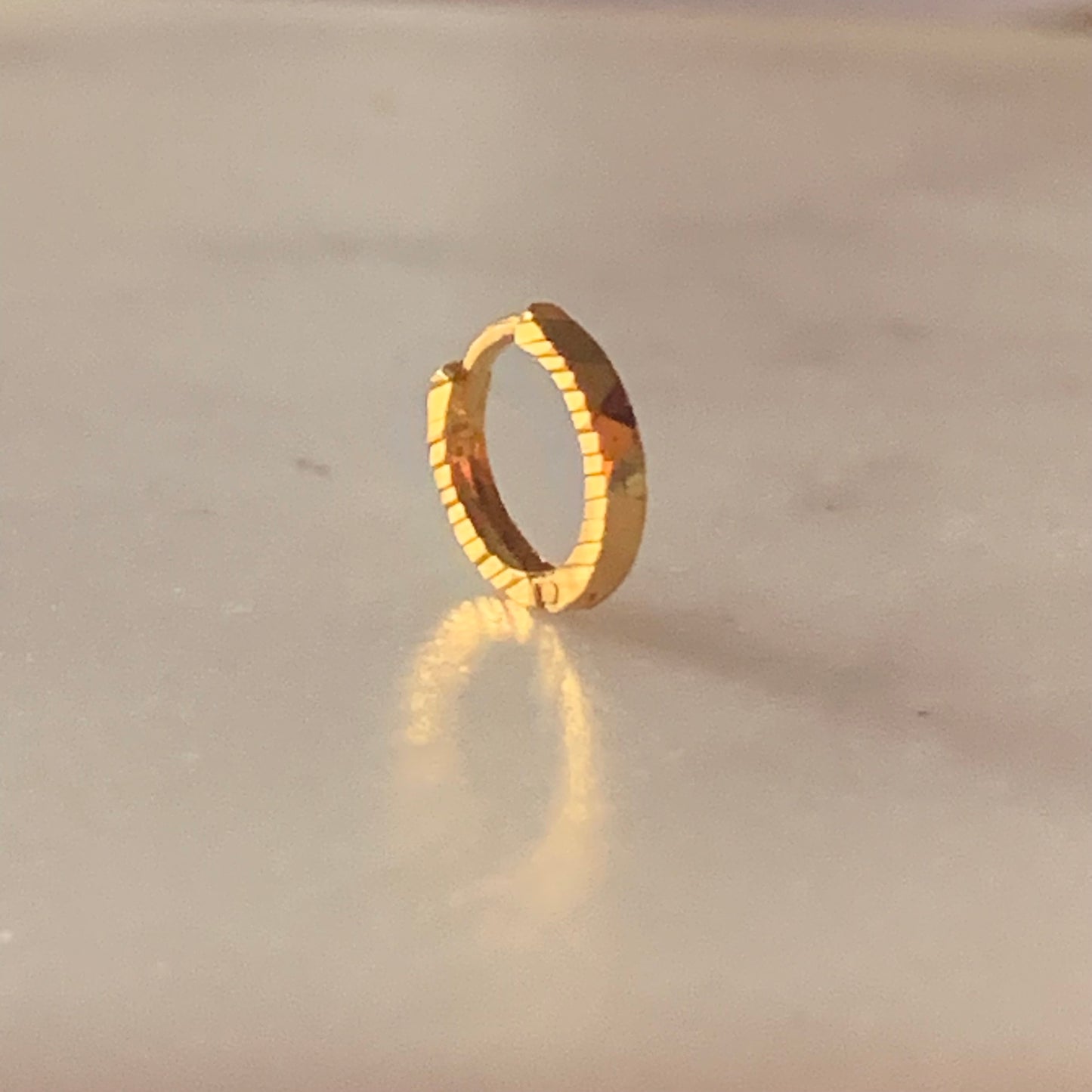18ct Gold 5mm Single Hoop