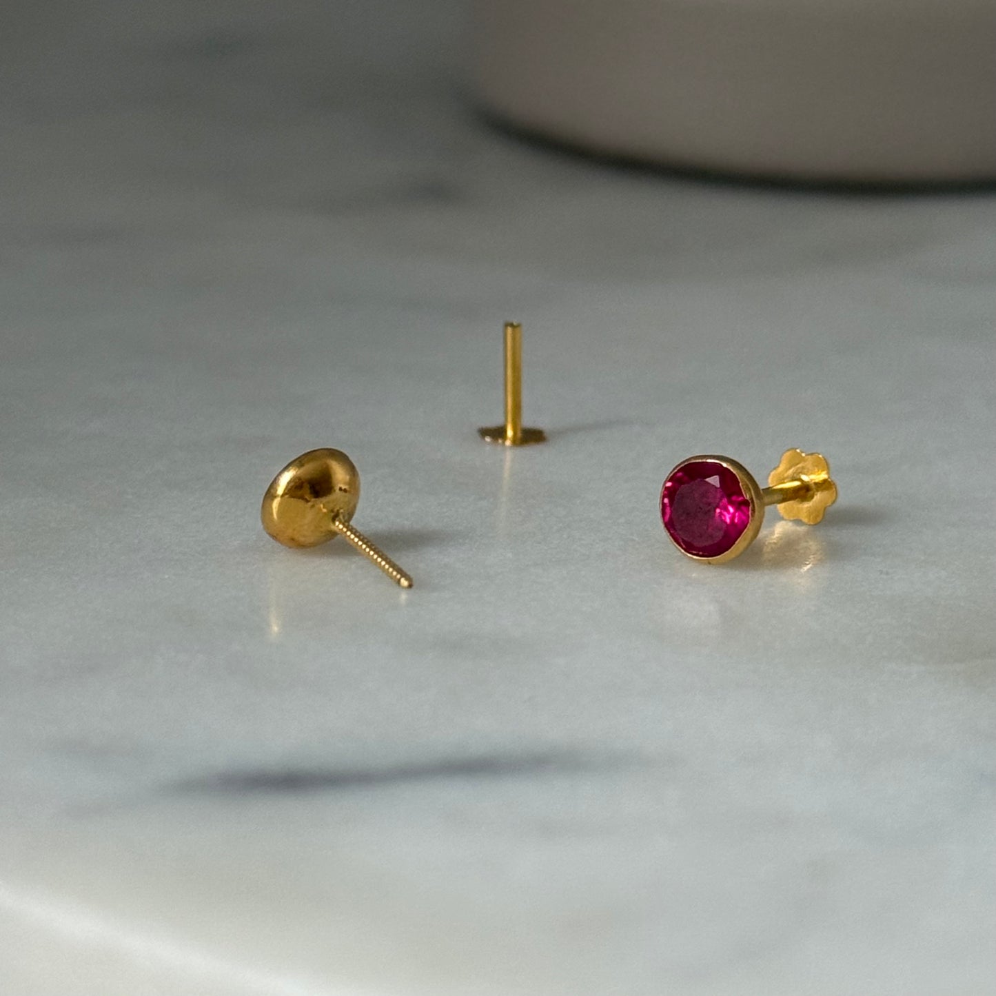 14ct Gold Stud Pair | 5mm