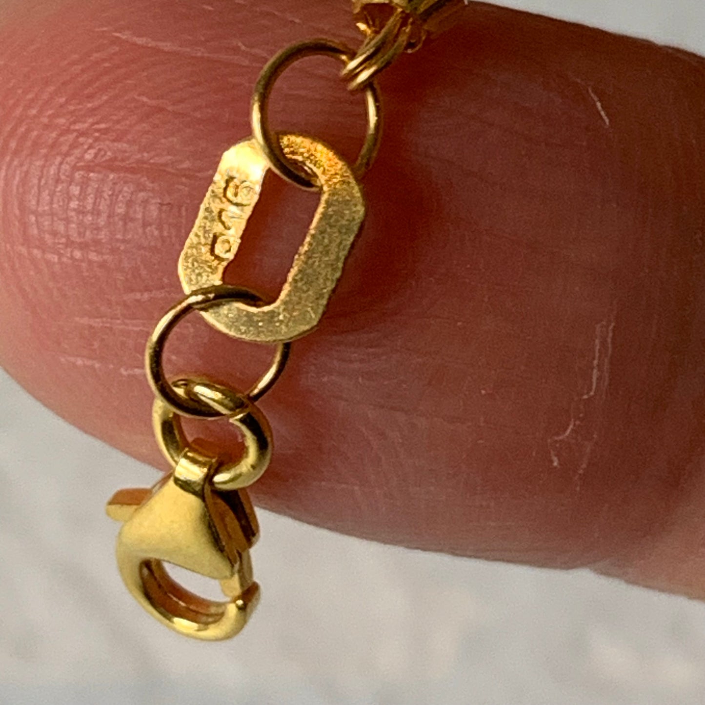 22ct gold beaded bracelet | s/m