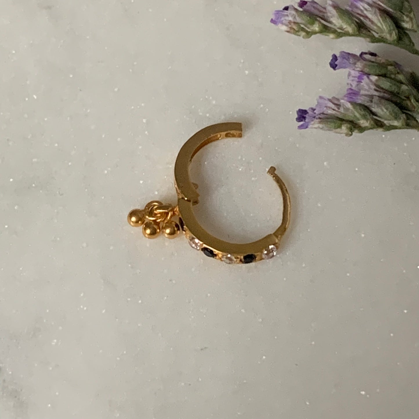 18 carat gold hoop | 7mm