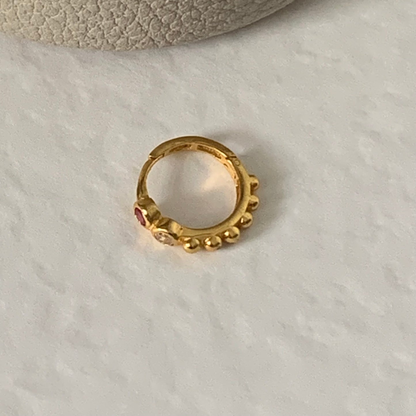 18ct Gold Hoop | 7mm