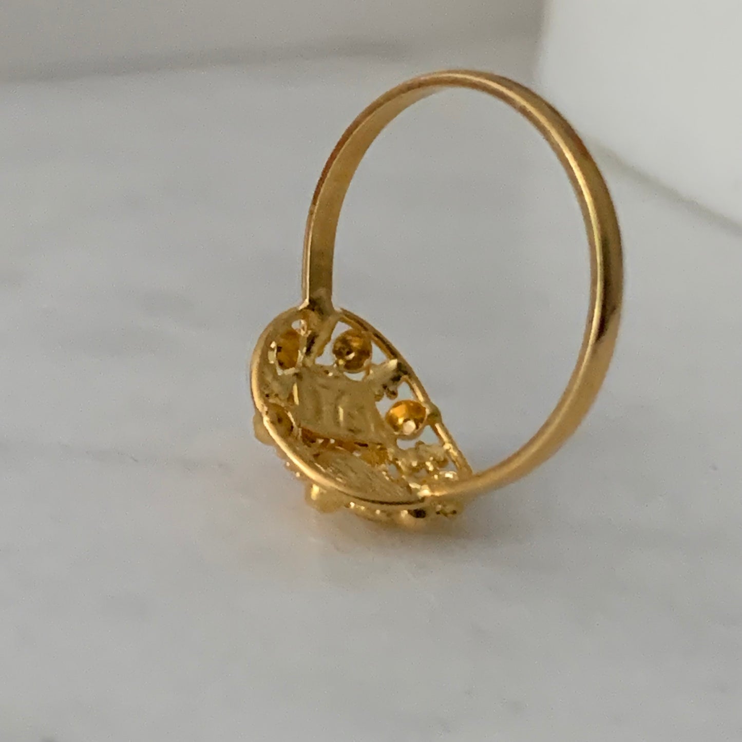 22ct gold ring | J