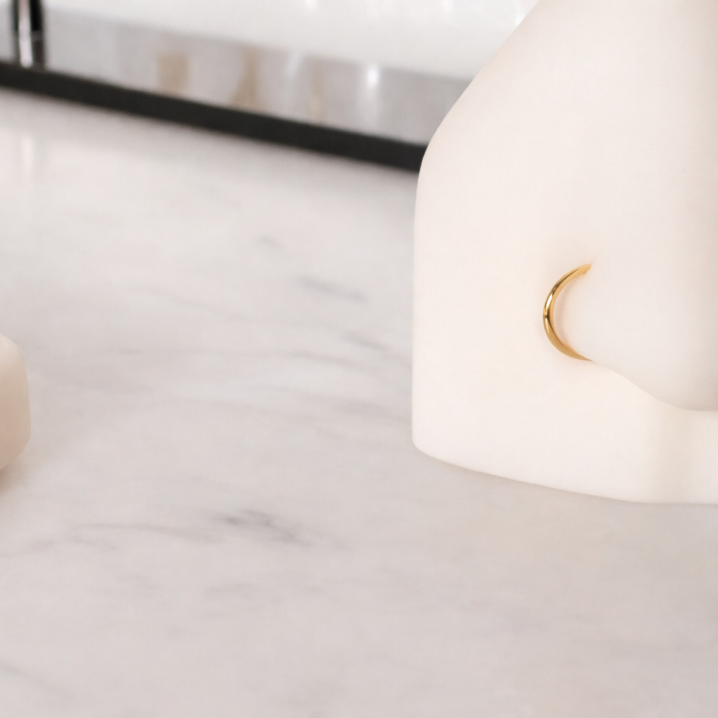 London | 18ct Gold Hoop | 7.2mm