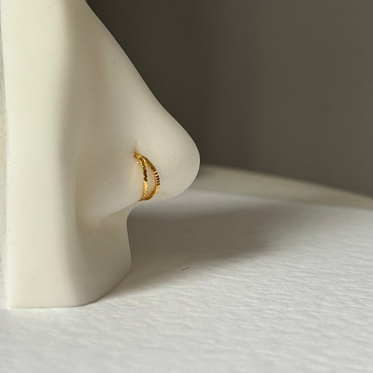 Double nose ring | 7.5mm