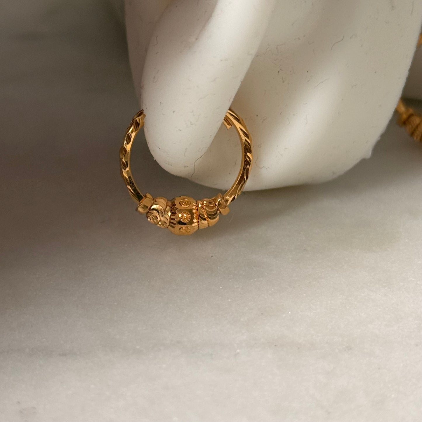 Aurelli, 22ct gold hoop pair | 12mm
