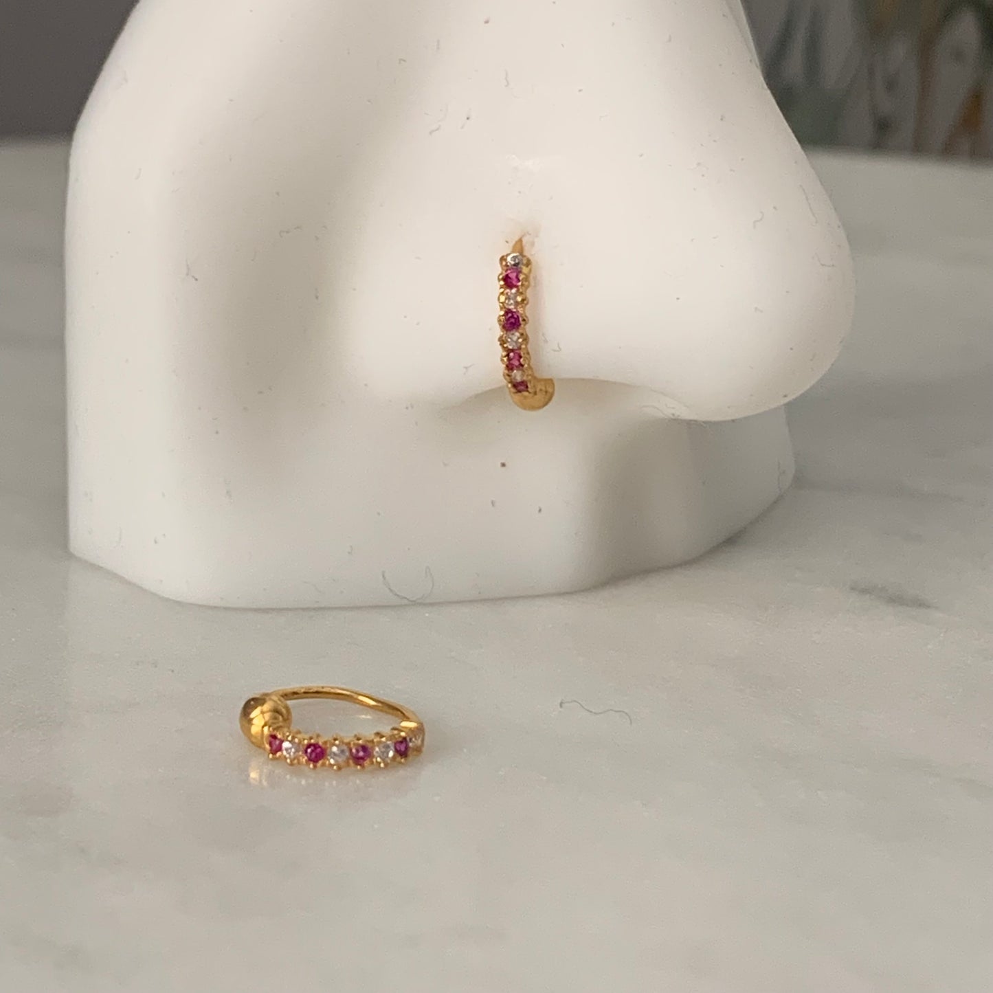18ct Gold Hoop | 7mm