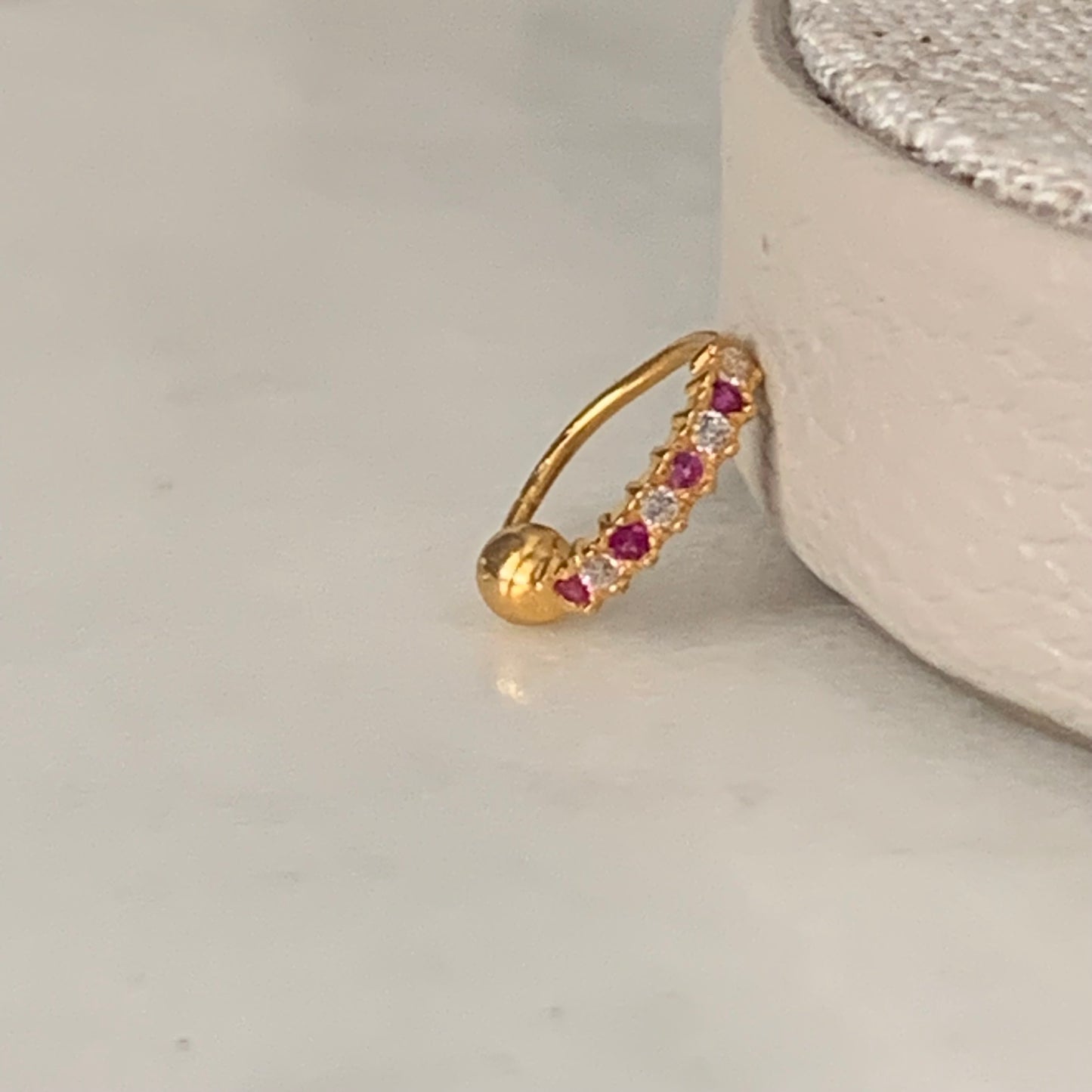18ct Gold Hoop | 7mm