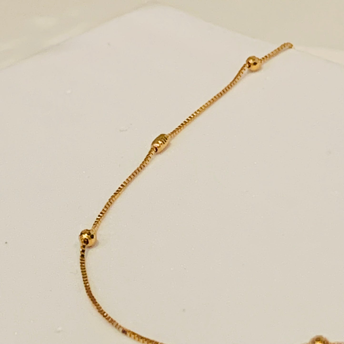 22ct Gold Beaded Chain