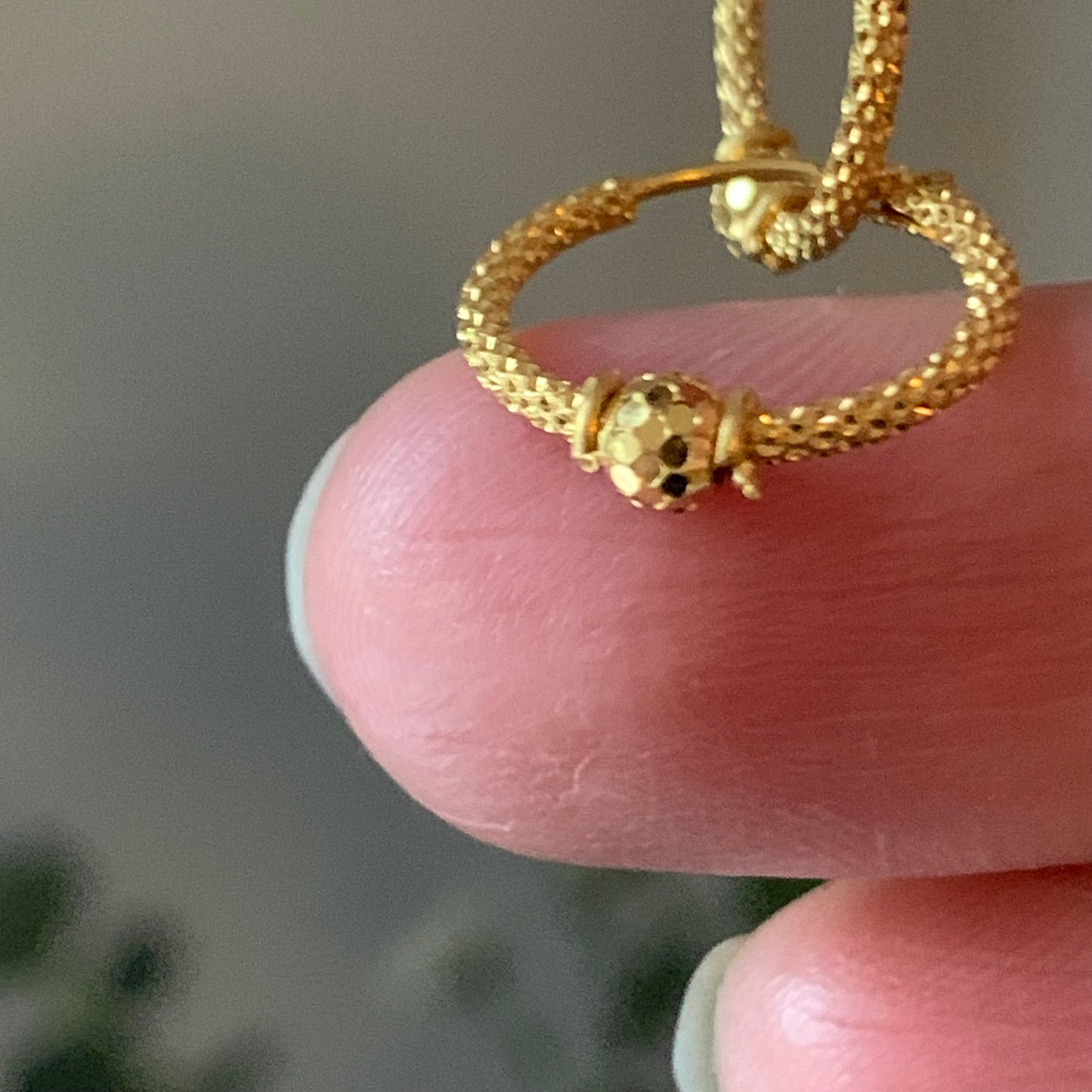 22ct Gold Hoop | small