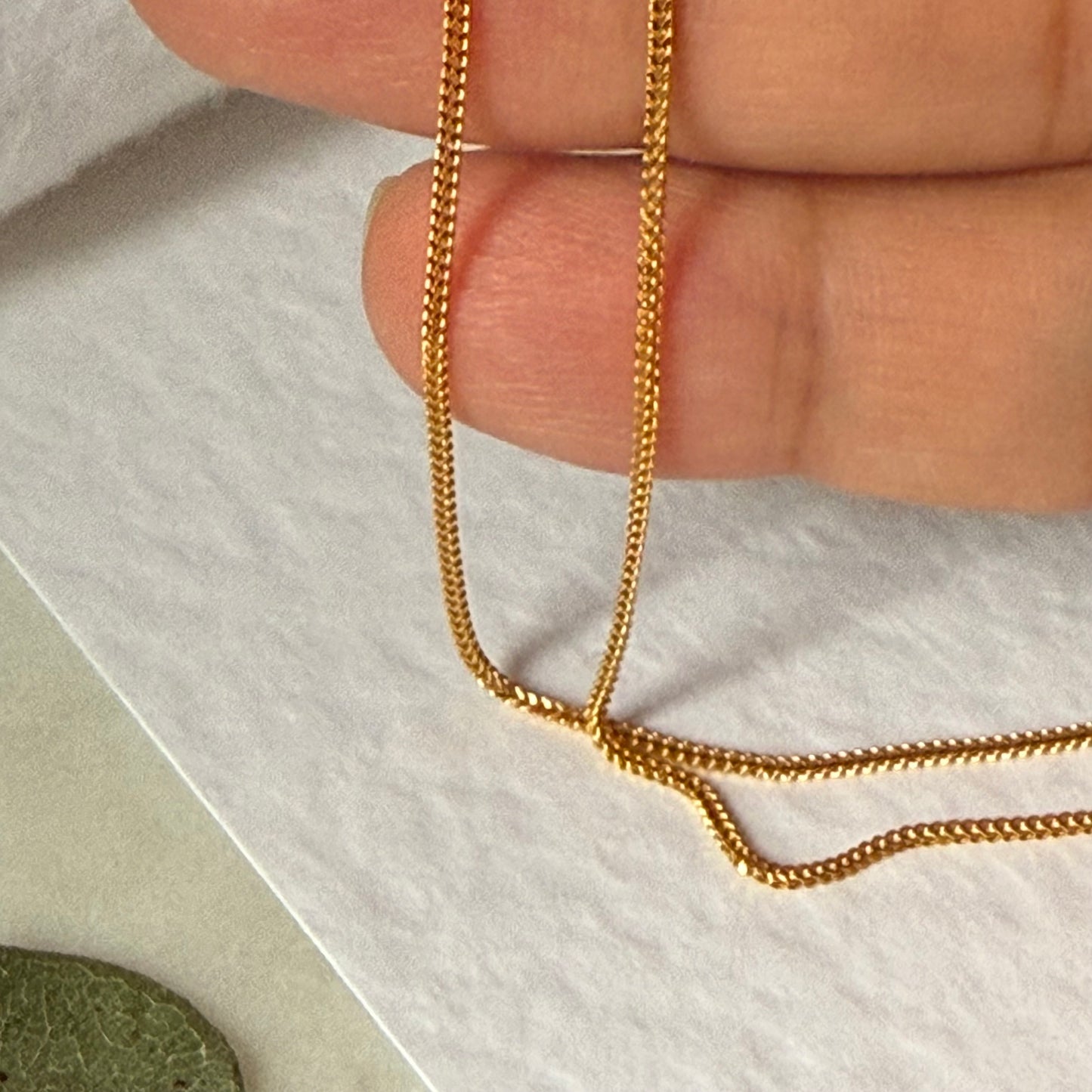 Pre Loved - 22 carat gold short necklace & pendant set