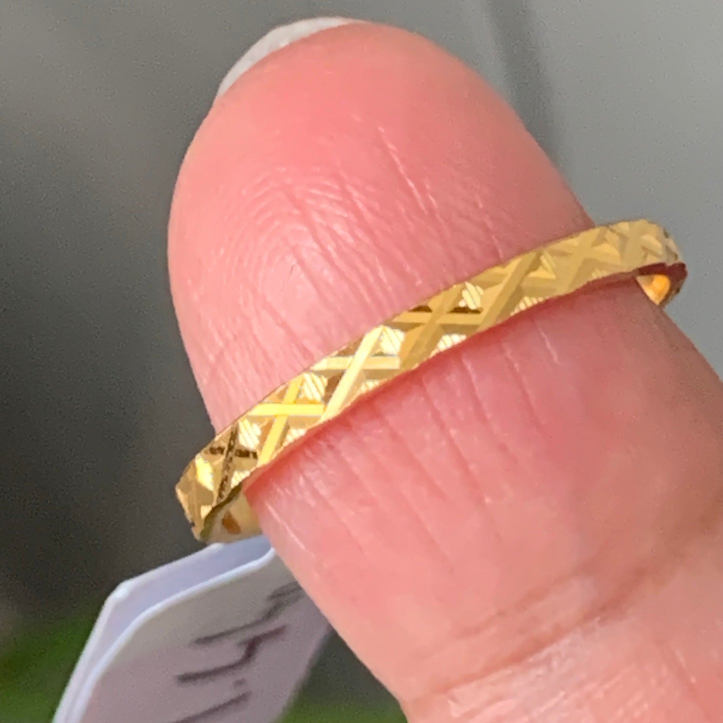 22ct Gold Band Ring | M