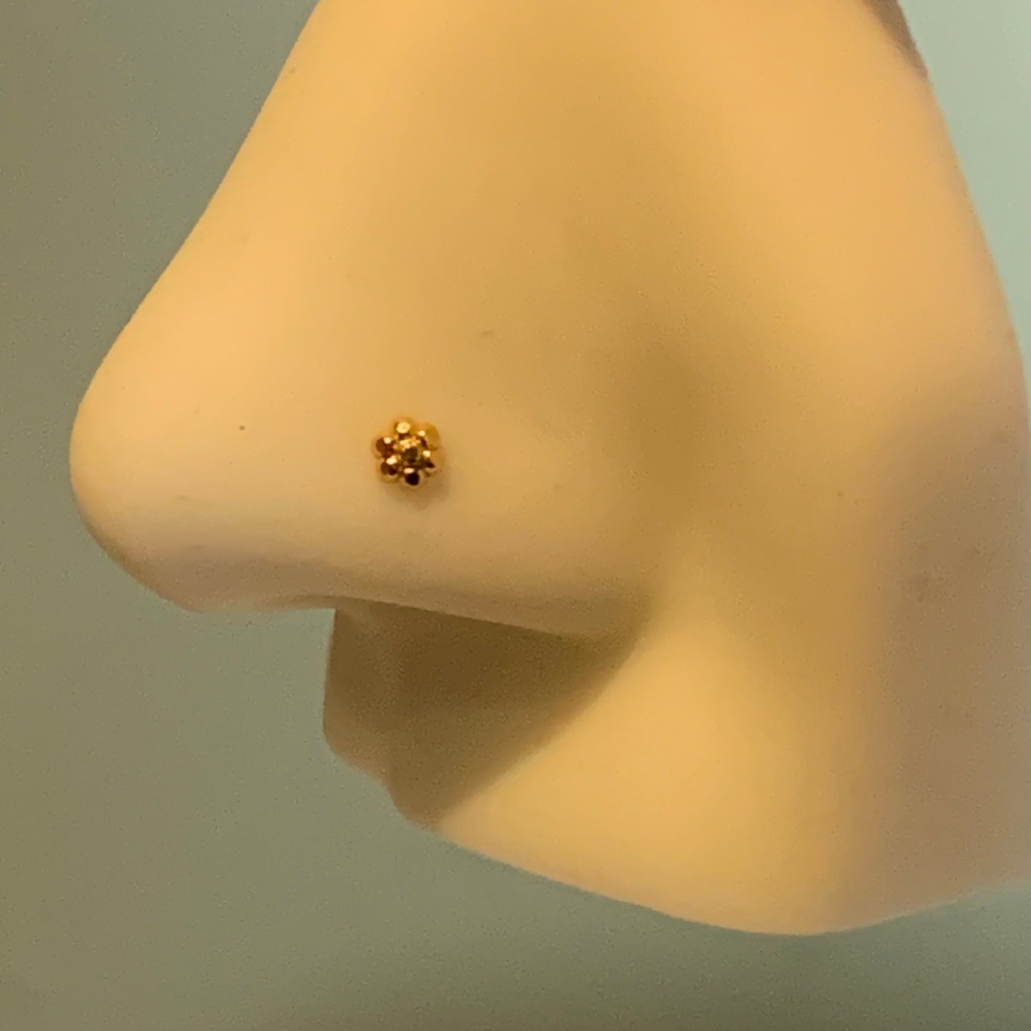 18ct Gold Flower Stud | 3mm