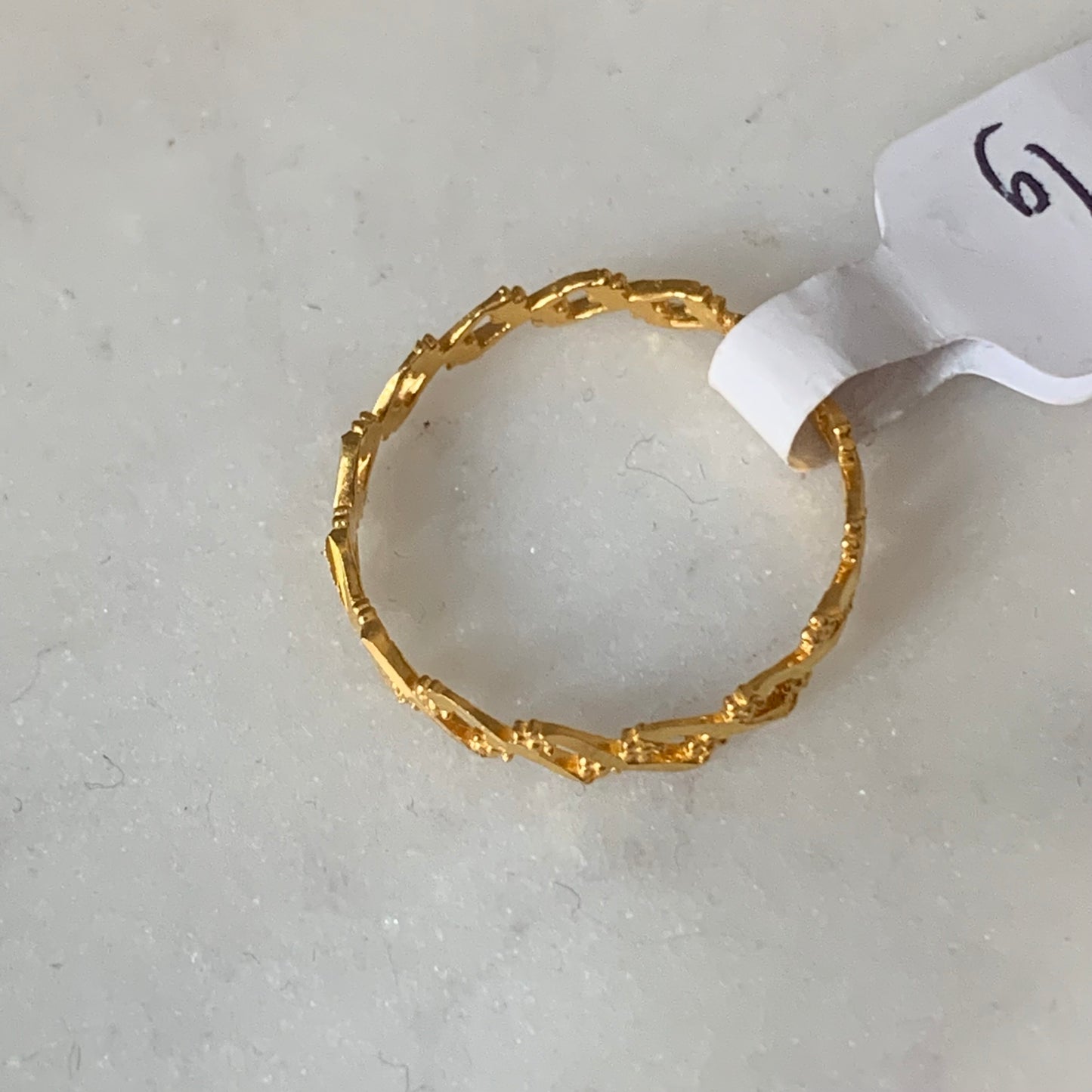 22ct gold ring | L