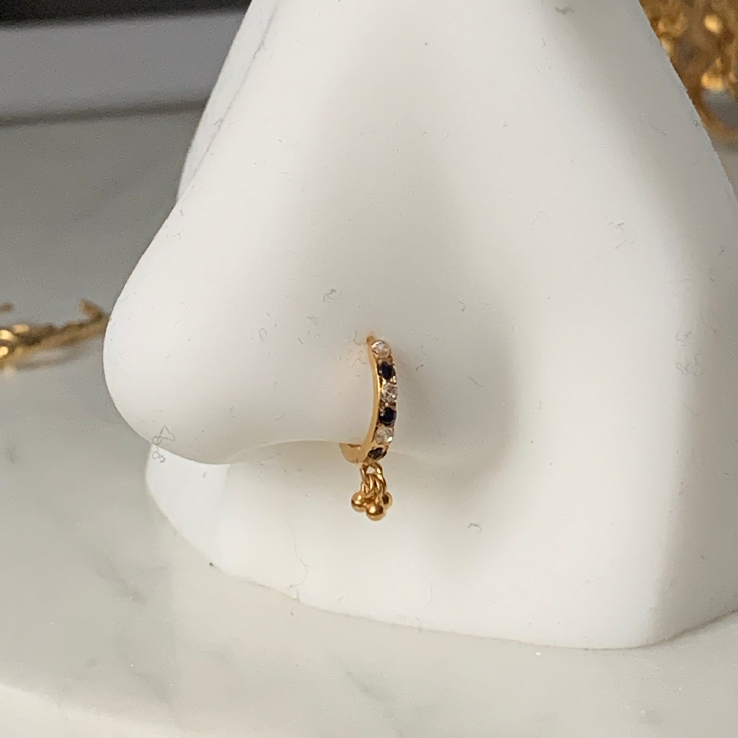 18 carat gold hoop | 7mm