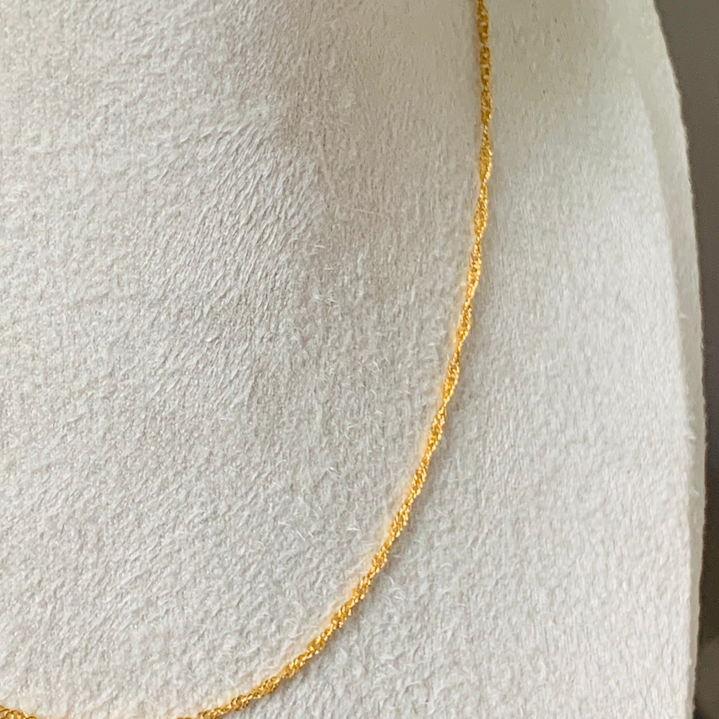 22ct Gold Dainty Chain | 16 inches