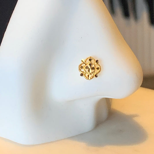 18ct Gold Stud | 7mm