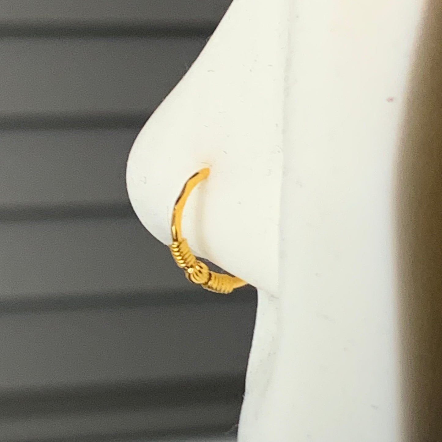 18ct Gold Hoop | 8mm