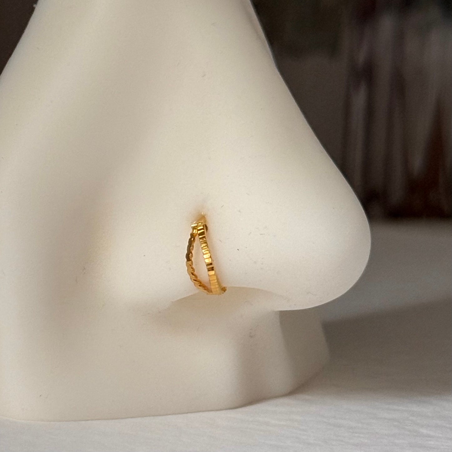 Double nose ring | 7.5mm