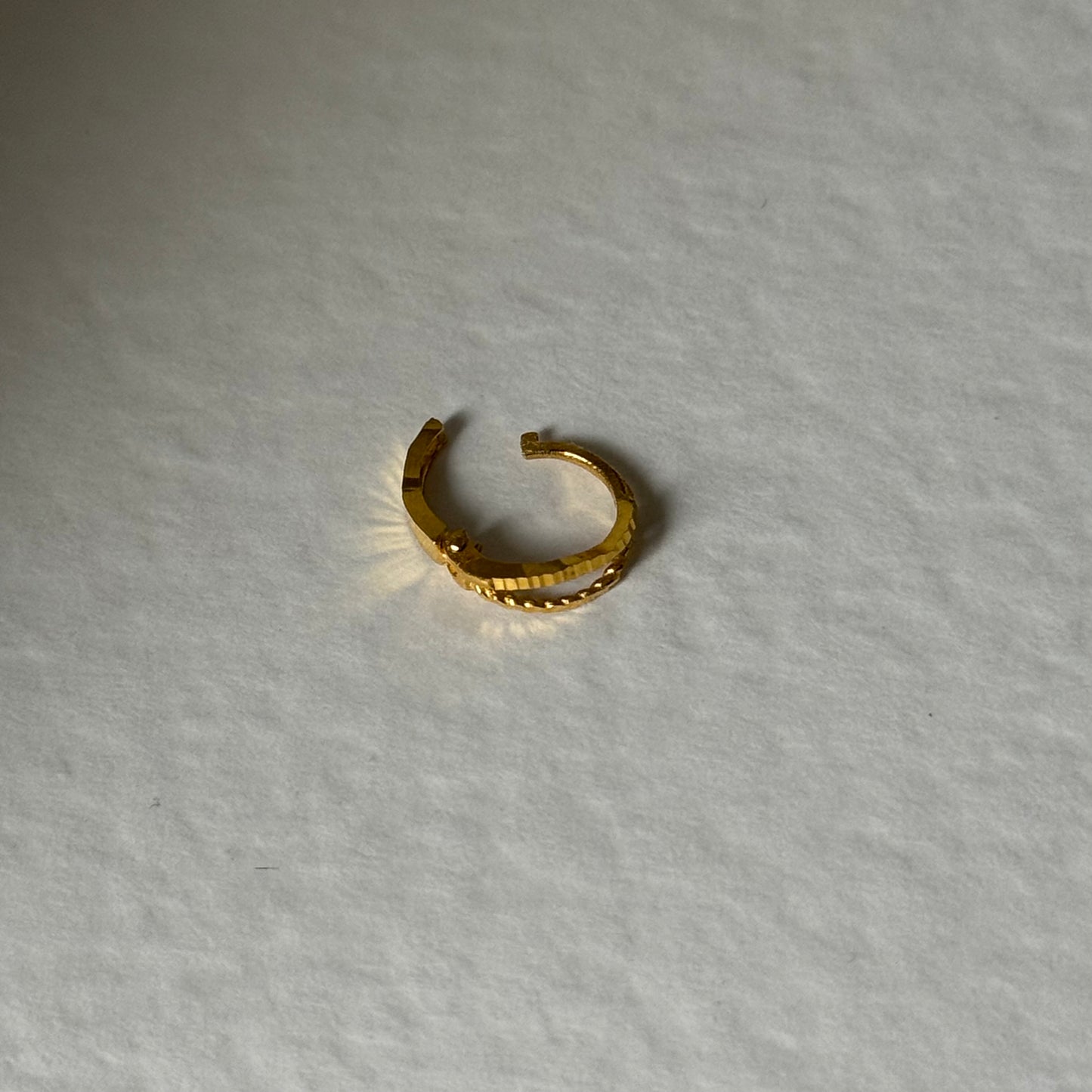 Double nose ring | 7.5mm