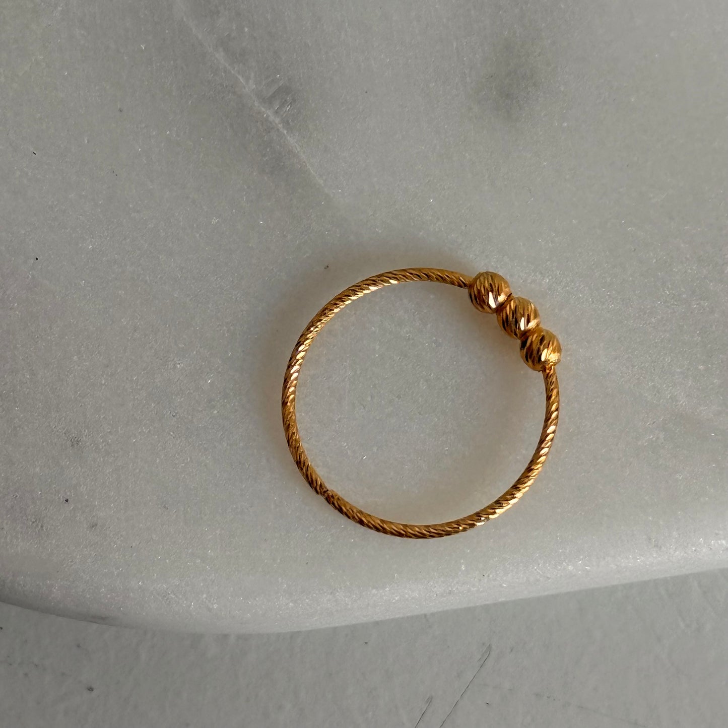 Jaipur | Minimal 22ct Ring (Size M 1/2)