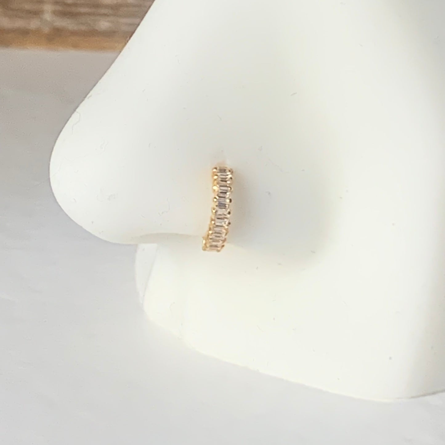 18ct Gold Hoop | 6mm
