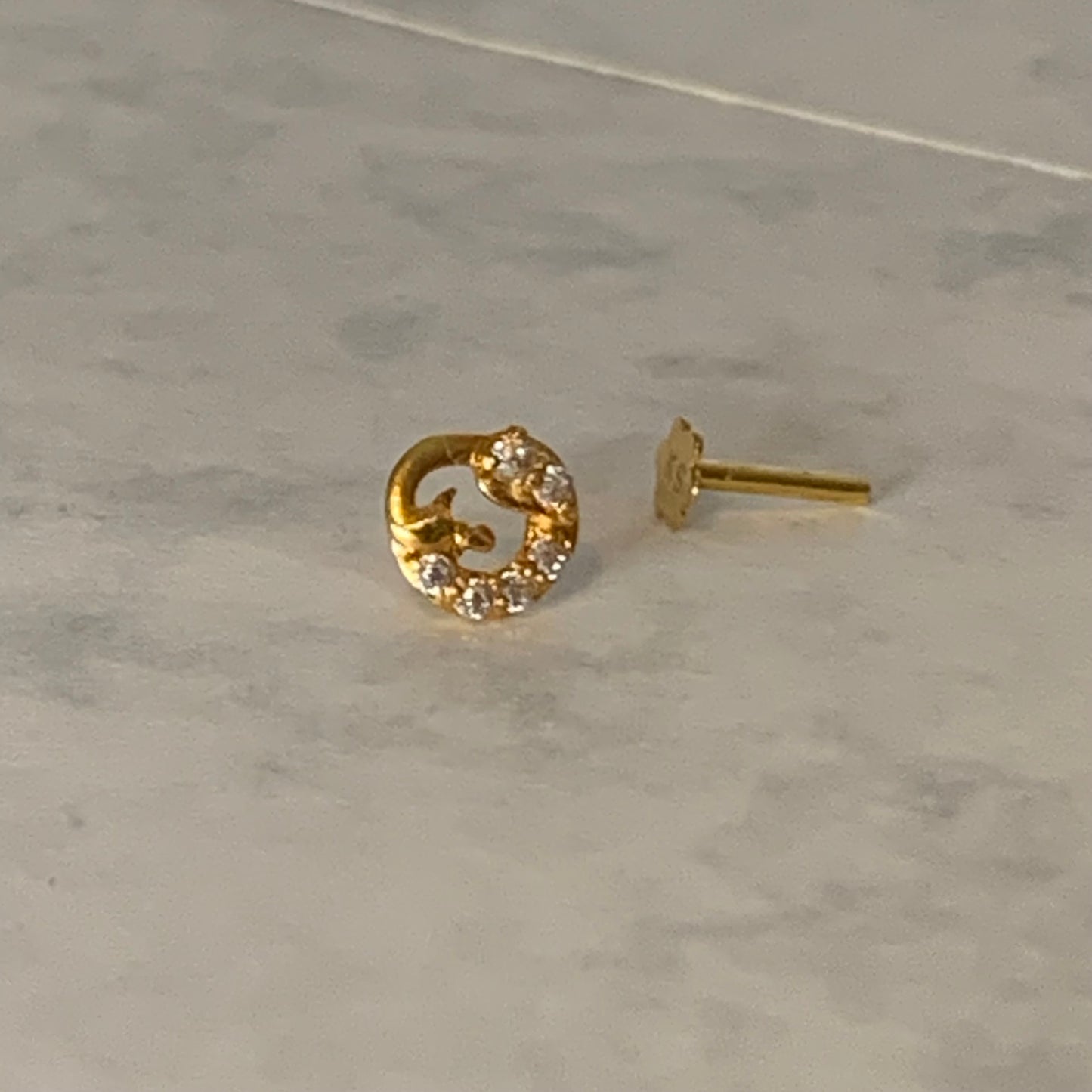 18ct Gold Stud | 6mm