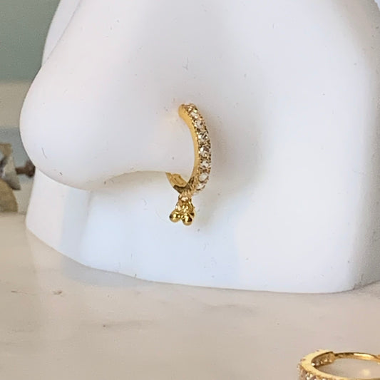 18ct Gold Hoop | 8mm