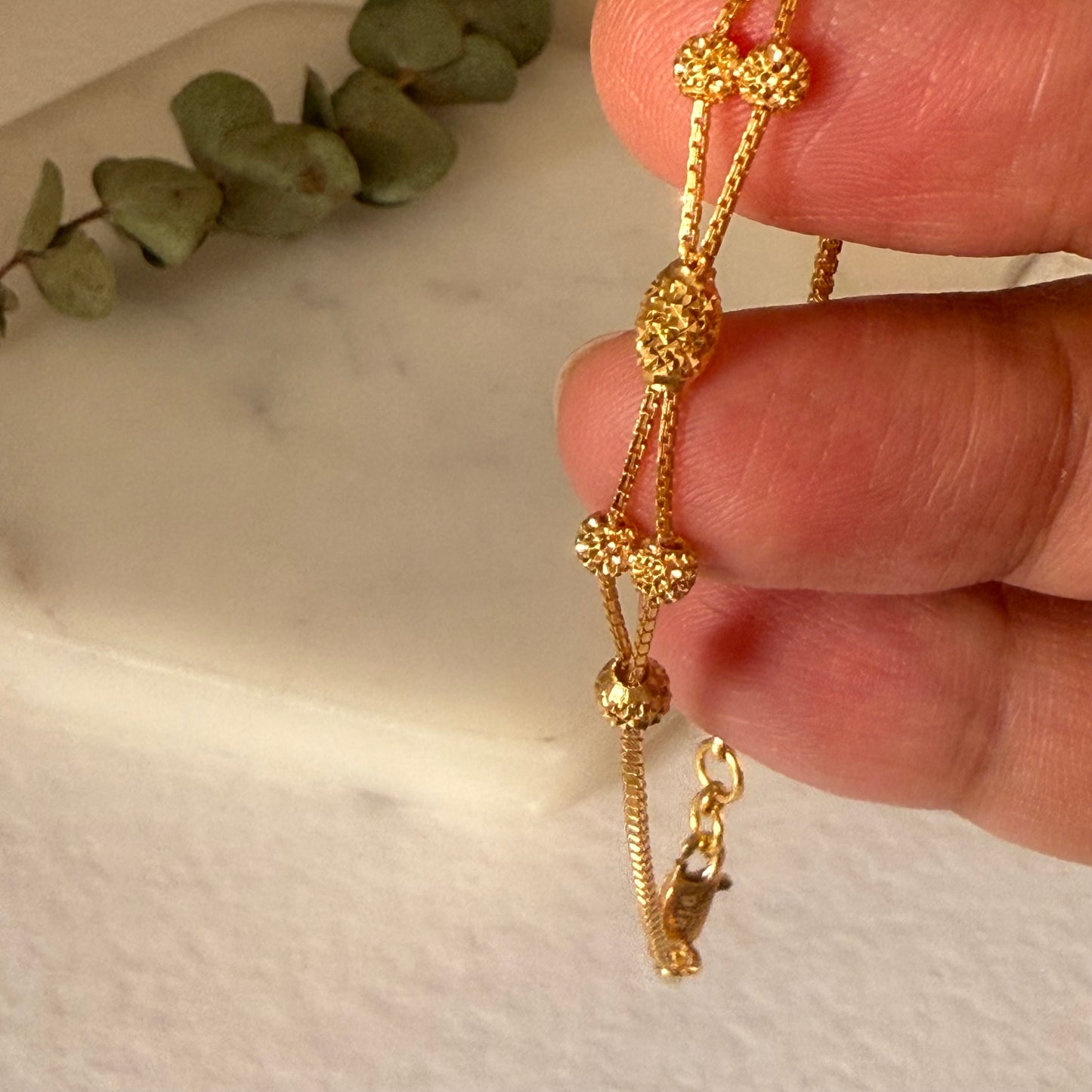22ct gold bracelet | small/medium 02