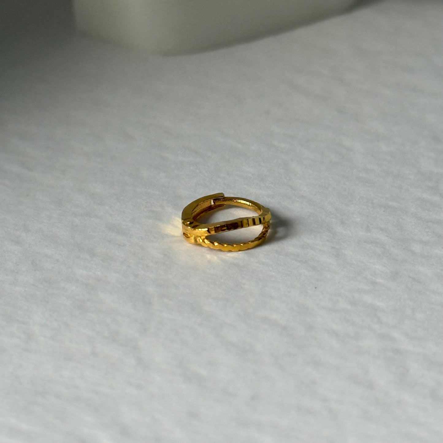 Double nose ring | 7.5mm