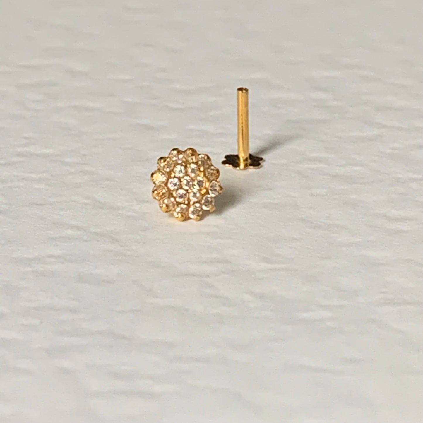 18ct Gold Cluster Stud | 5mm