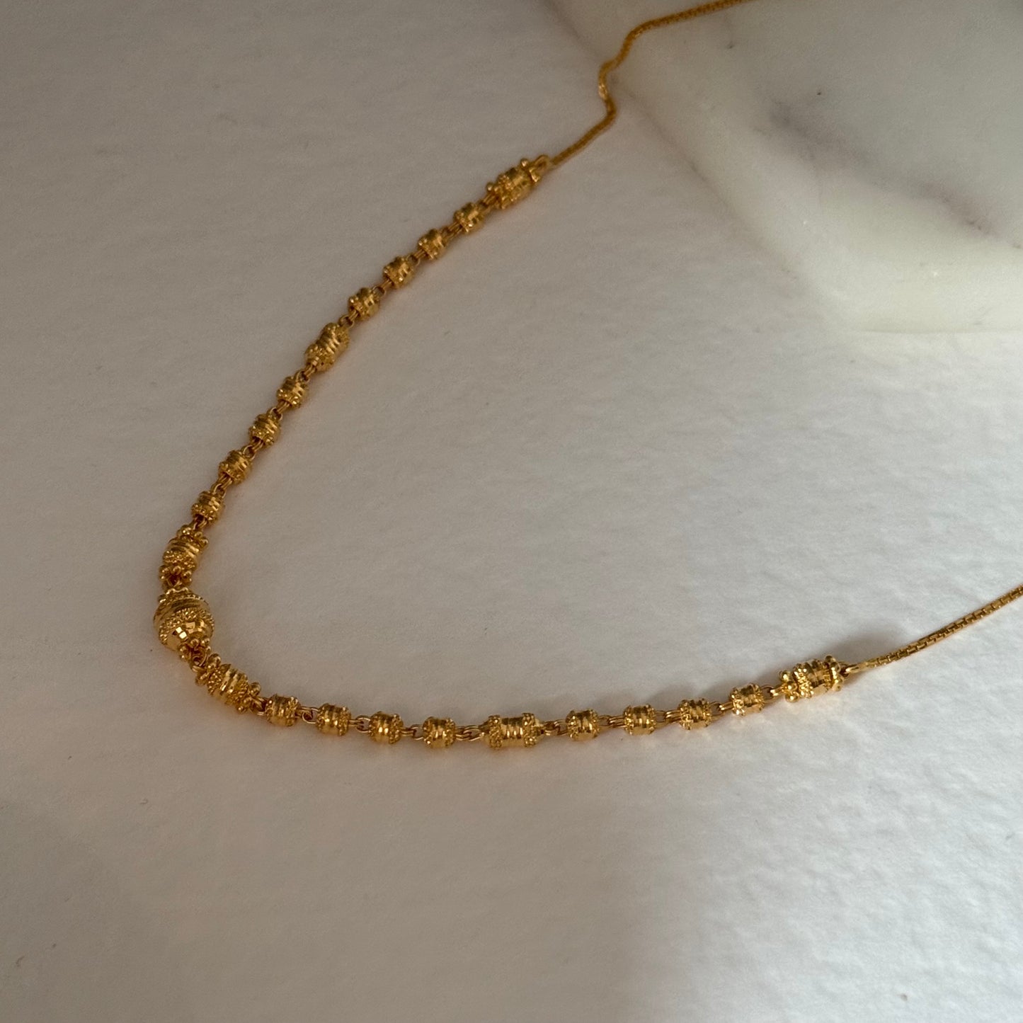 22ct Gold necklace | 15.8 - 16 inches
