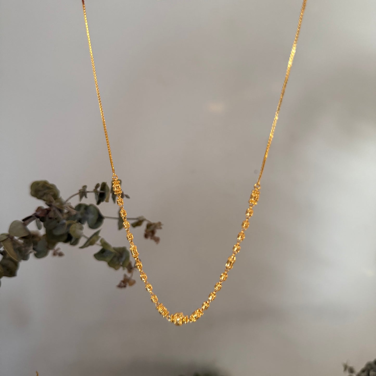 22ct Gold necklace | 15.8 - 16 inches